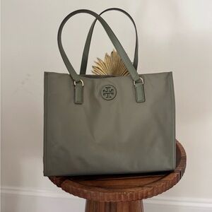 Tory Burch ella  Sage Green Tote